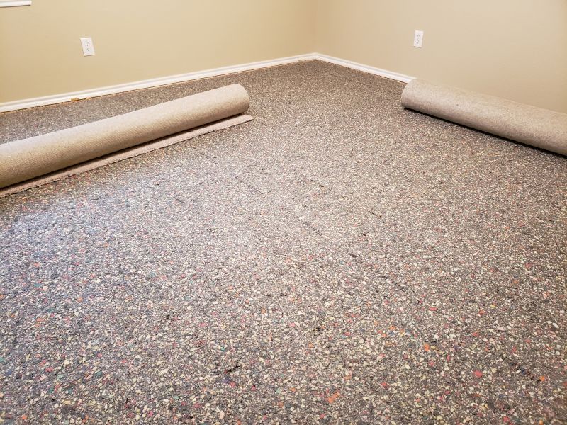 Inside View of Carpet Installation